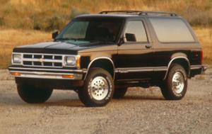 1993 Chevrolet S10 Blazer 2 Dr Tahoe LT 4WD Utility