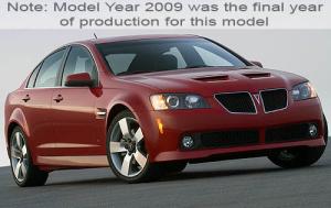 2009 Pontiac G8 GT Sedan