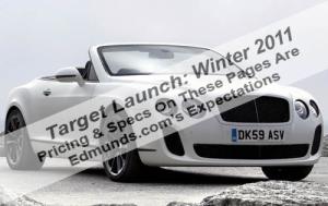 2011 Bentley Continental Supersports Conv. 2dr Convertible AWD