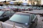 Parked Cars at Auto Body Shop