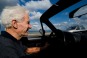 Senior Driving his Convertible