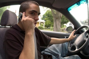 Driver on Cell Phone