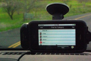 Magellan iPhone Nav App