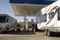 Ford F-450 Lariat Super Duty and the Fleetwood Terry 295TSRL Trailer - At the Gas Station