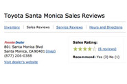 Dealer Ratings & Reviews